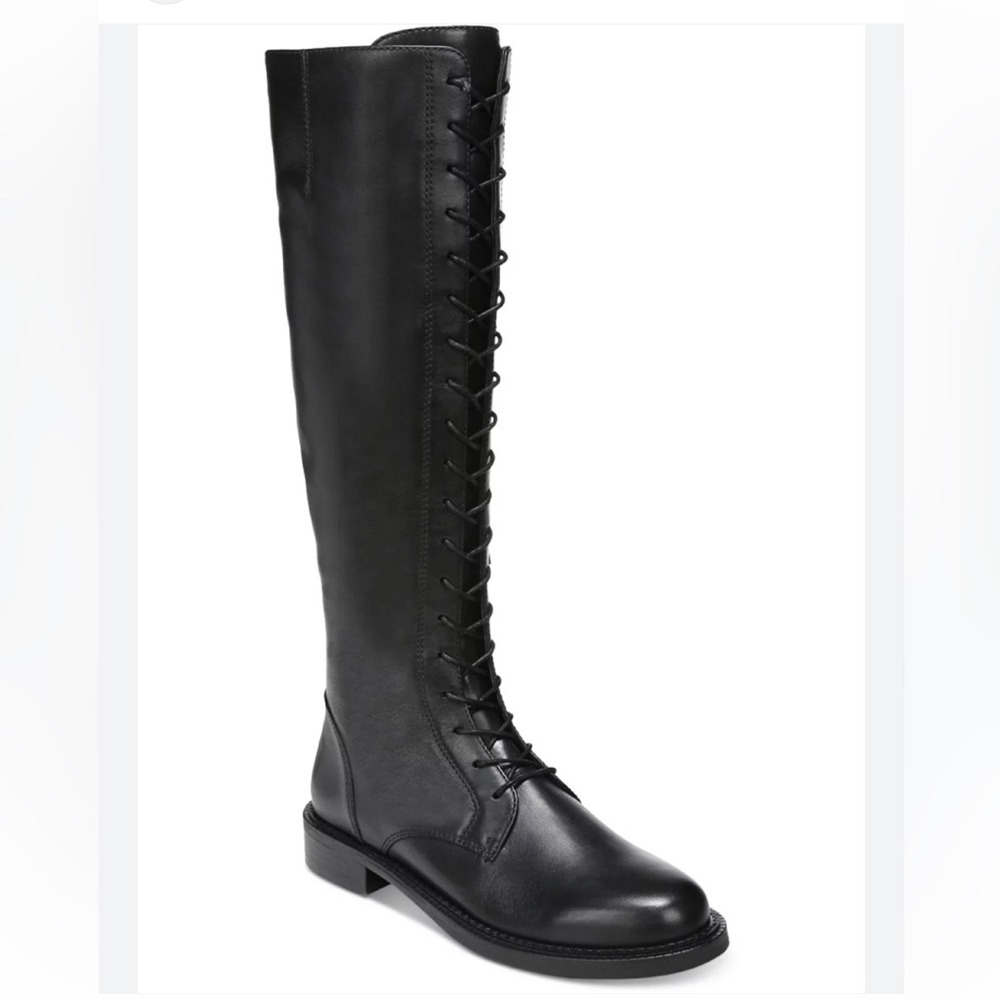 Sam Edelman Black Lace Up Boots
